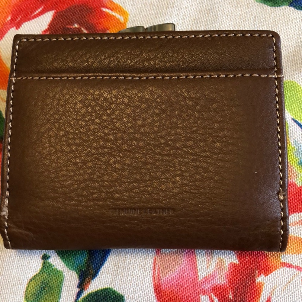 Brown Croft and Borrow Wallet